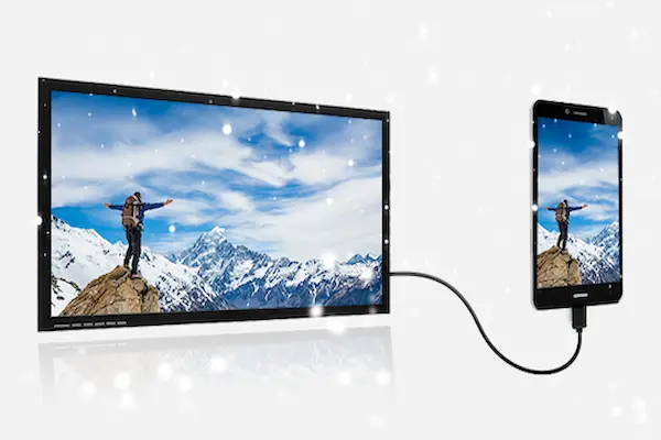 How to connect phone to tv