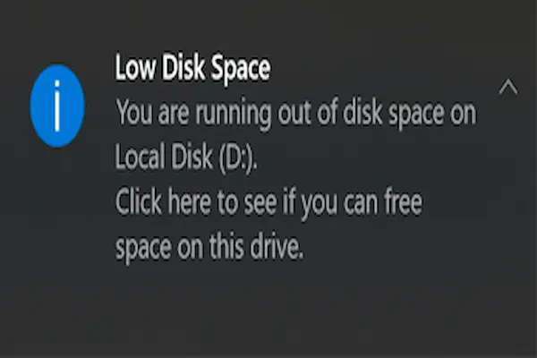 how to free up disk space