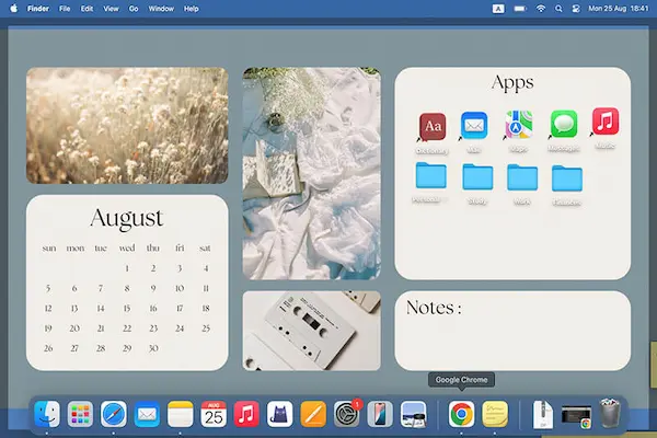 how to organize desktop files